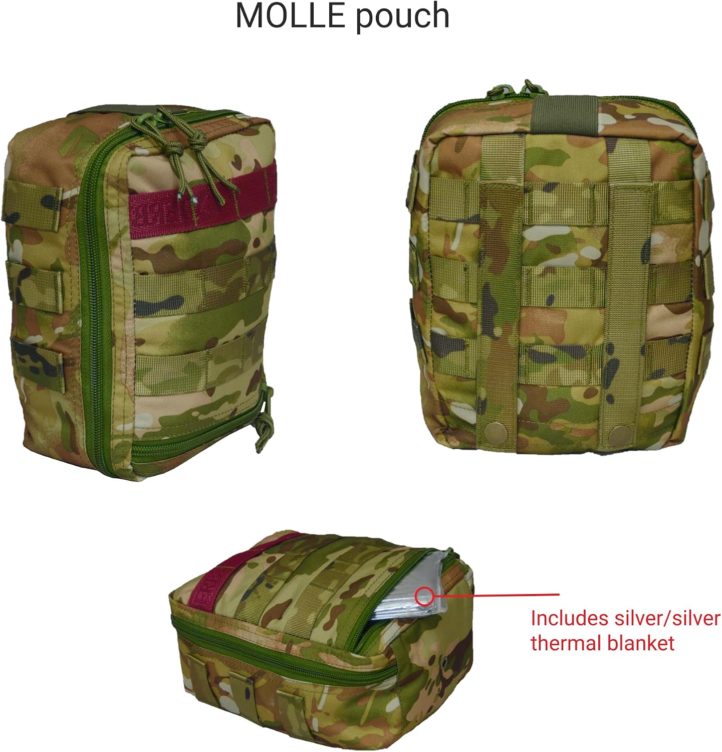 Derby Folding Emergency Rescue Stretcher with Thermal Blanket – Portable Drag Litter for Civilian and Military Evacuation, Firefighting, Search & Rescue, Outdoor, Disaster Relief, First Aid Transport