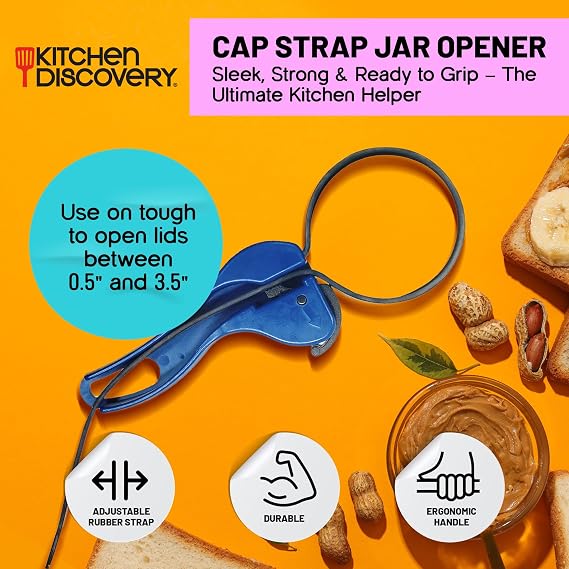 Kitchen Discovery Jar Opener for Weak Hands