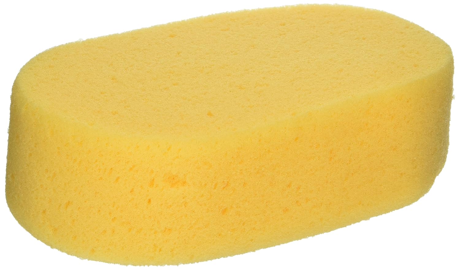 Sax Synthetic Polyurethane All-Purpose Oval Sponge, Yellow, 6 H x 4 W x 2 Thick