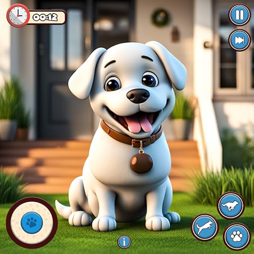 mes jeux de chiots virtuels de simulateur de chien de refuge pour animaux de compagnie mignons 2023 : simulateur de vie de sauvetage de chien de compagnie ultime - aventure de combat de