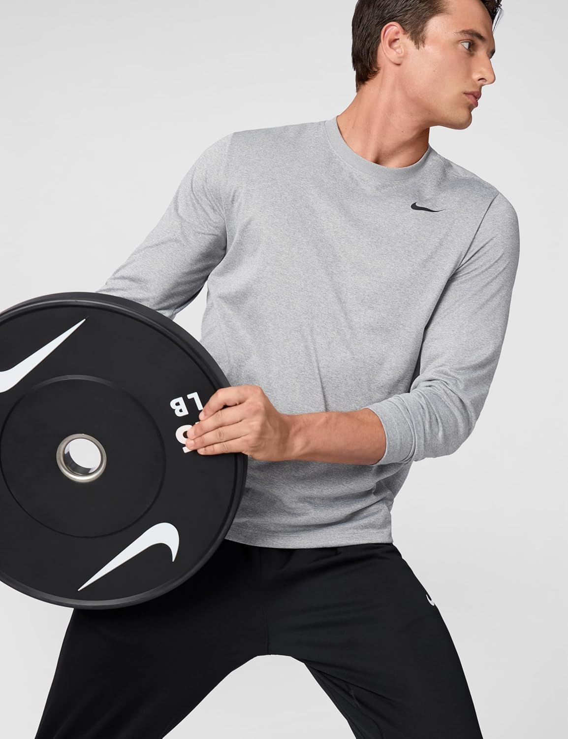 Nike Men's Dri-FIT Legend Long-Sleeve Fitness Top - Image 6