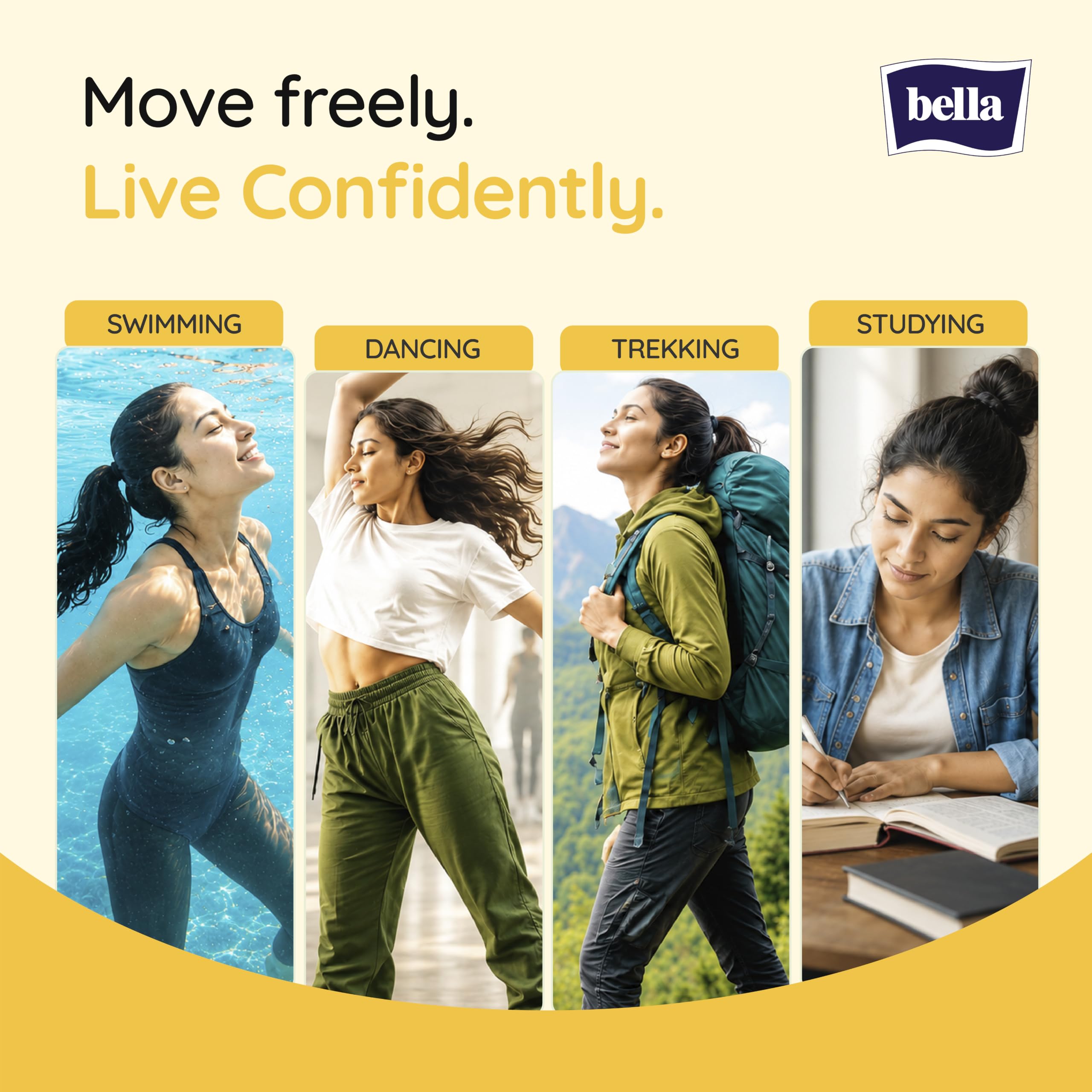 Bella Premium Regular Tampons - 16pcs | High Absorption | Suitable For Regular Flow| Soft & Safe Protection | Comfort Fit | Leakproof 2