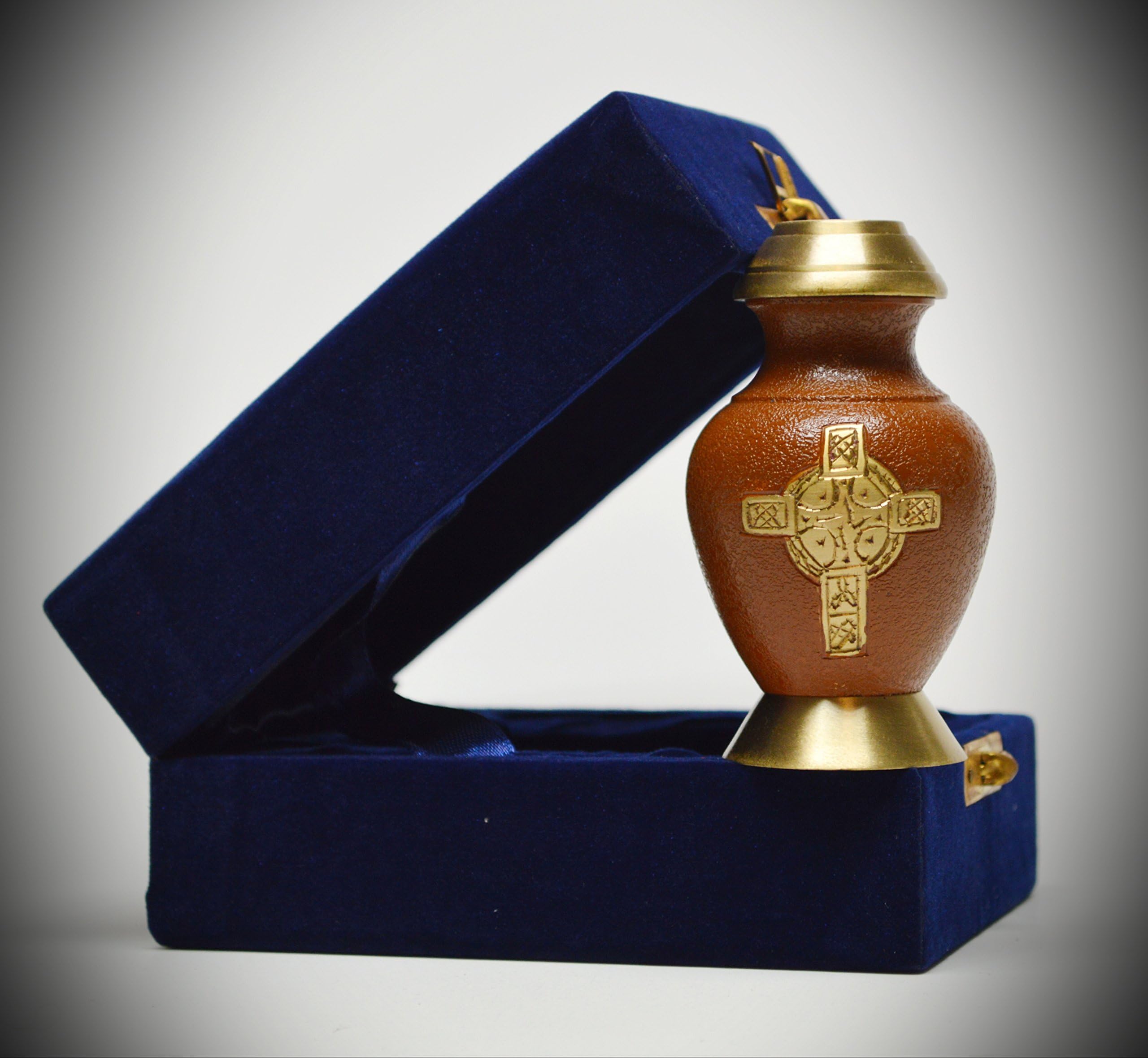 CROSS CREMATION KEEPSAKE URN 3"