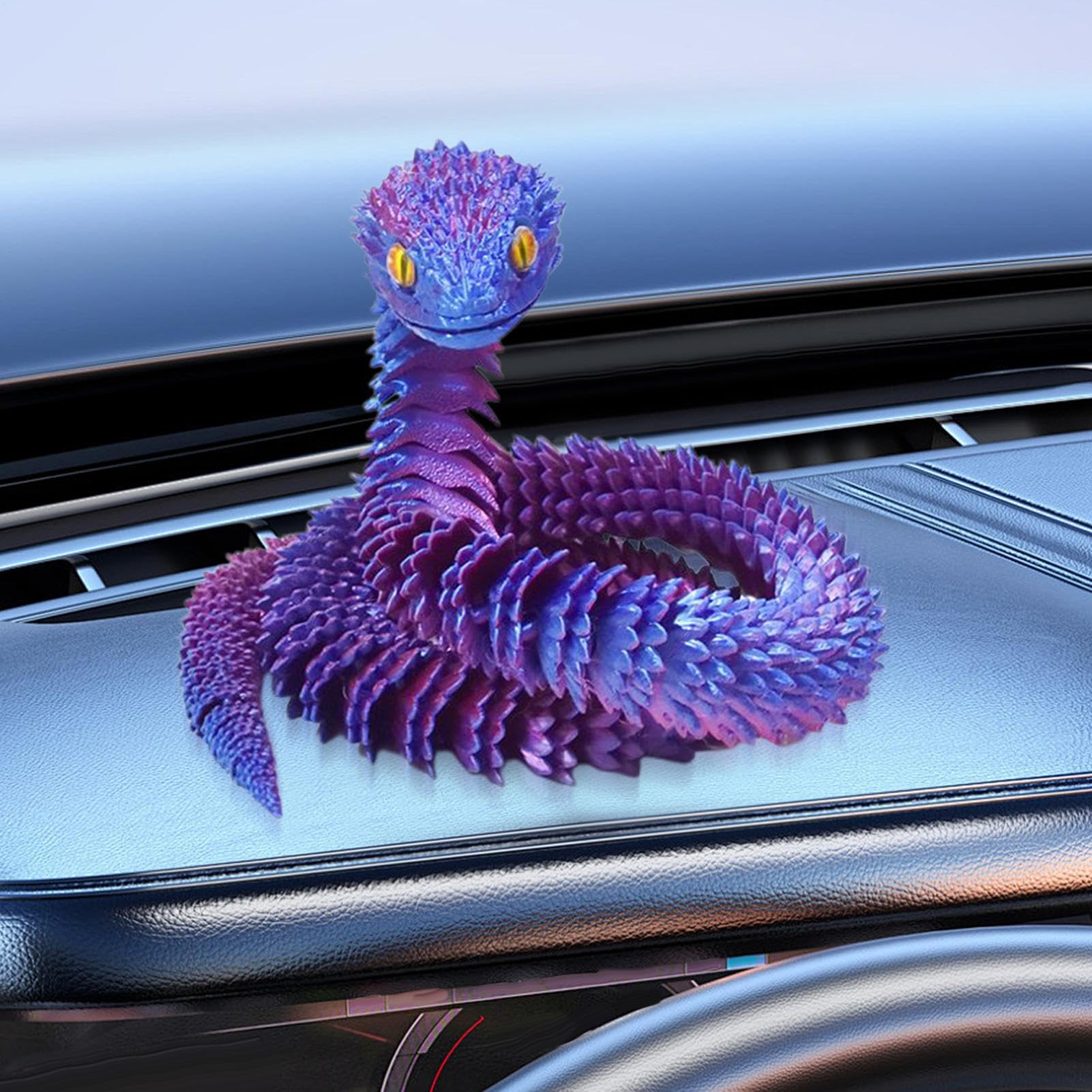 Cobra 3D,Brinquedo Articulado com Movimento Flexível | Enfeite