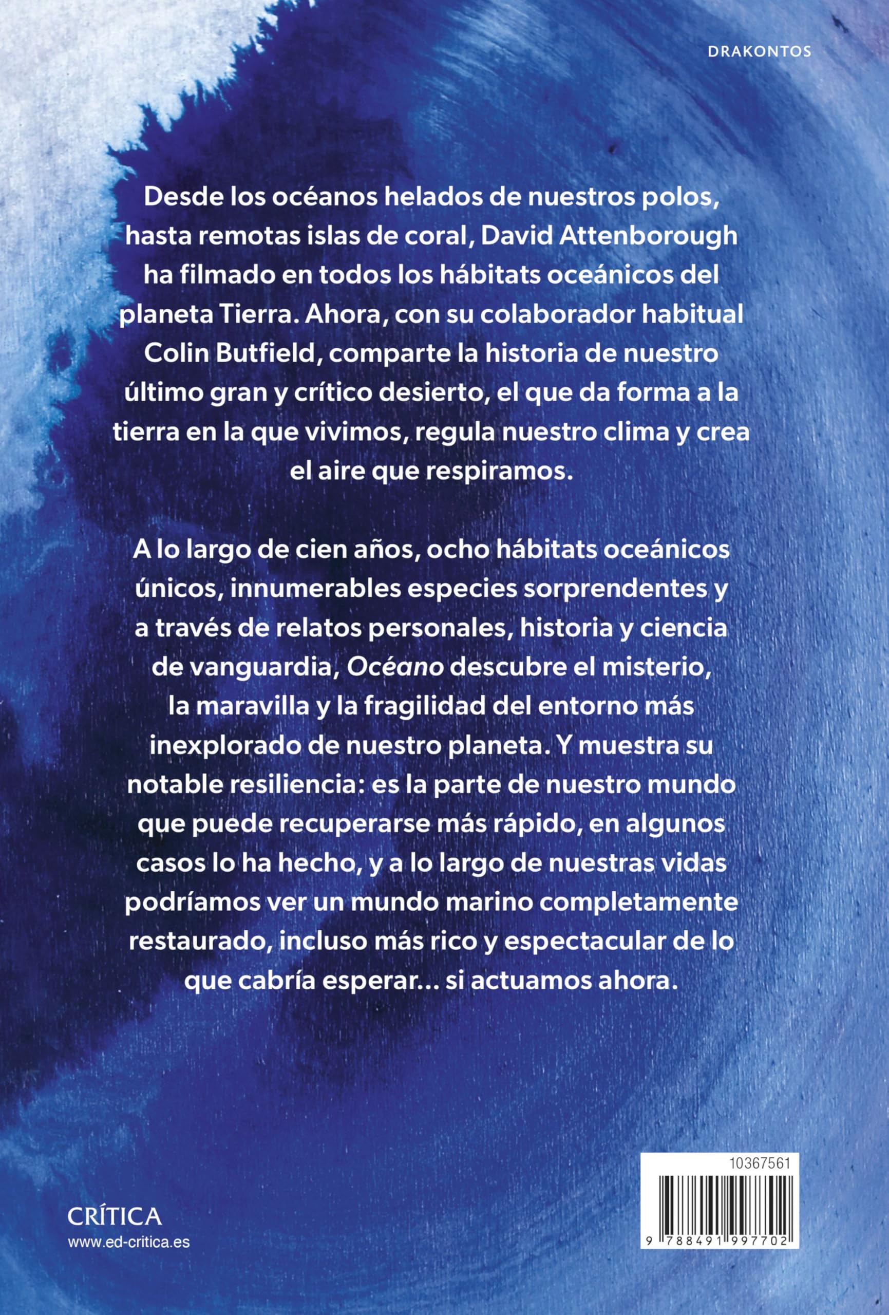 Océano: El último refugio salvaje de la Tierra (Drakontos)