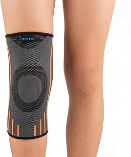 VITTO Osgood Schlatter Children's Knee Support 2-10 Years Youth Sports | Children's knee support protects the knee at basketball, handball, dance, roller skating and bicycle