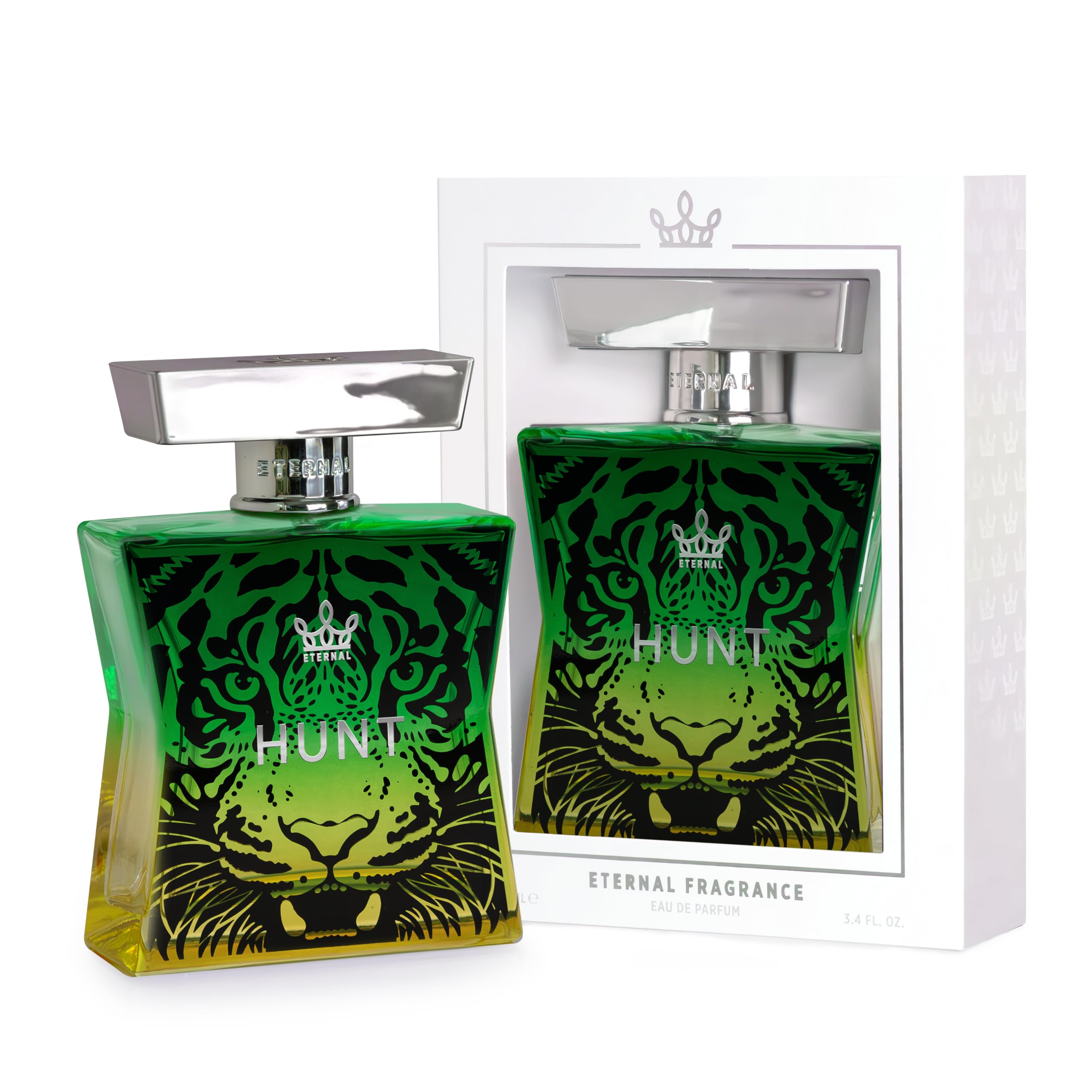 Eternal Fragrance Eternal Hunt EDP Inspired by JPG.aultier's Le Male Elixir, 3.4 oz (100ml) Long-lasting, Vegan, Clean Ingredients, Cologne Spray, 2000 sprays per bottle