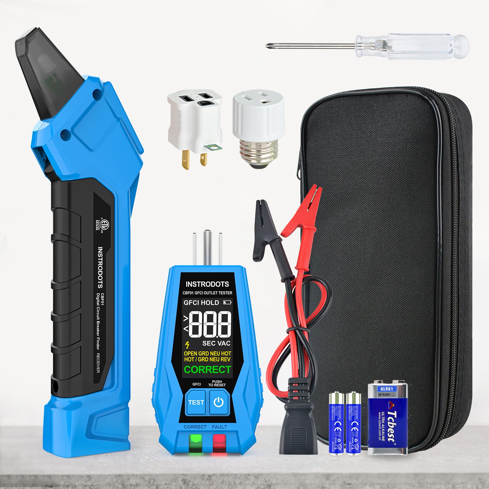 Circuit Breaker Finder Tool Kit - Locate Breakers Fast -9