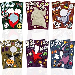 36Pcs Make Your Own Nightmare Party Toys Stickers,Nightmare Birthday Decorations for Nightmare Birthday Party Favors