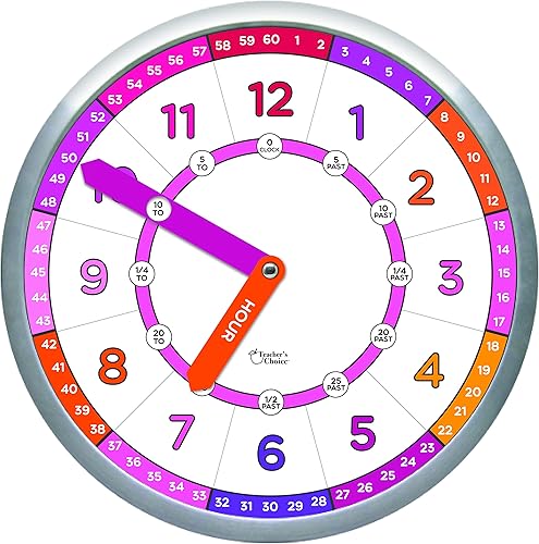 Miniatura 8 de Teacher's Choice Reloj de pared educativo