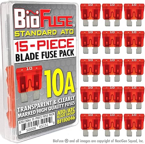 Miniatura 15 de Juego de fusibles ATO estándar 15A (15 fusibles regulares) Grupo de cuchillas: ATO, ATOF, ATC, ATS, APR, Automotive, Car, Camión, SUV, RV, Barco