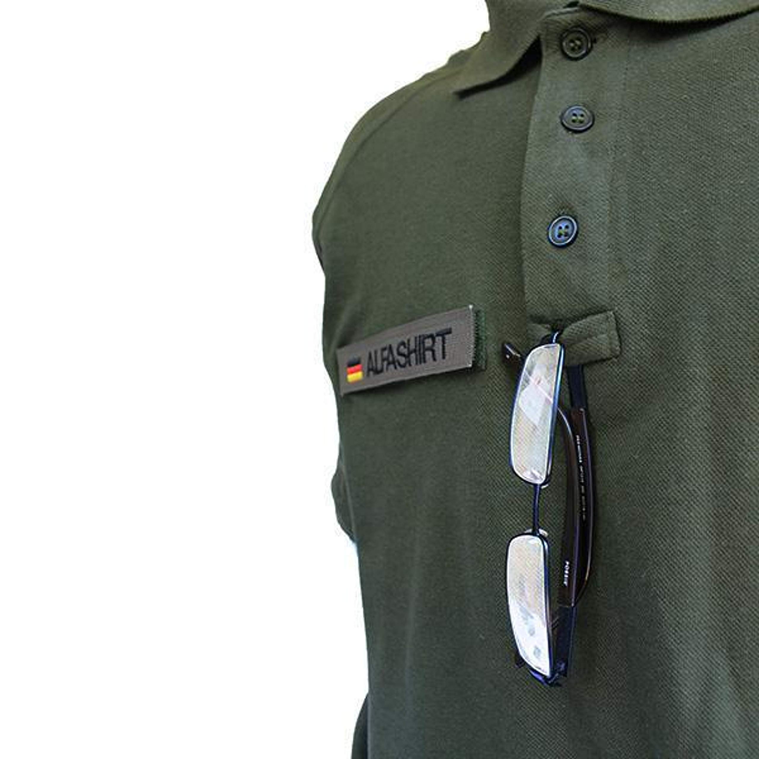 Copytec Tactical Polo Alfa – Praga Oldtimer Logo Auto Scritta Auto Militare Repubblica Ceca Camion Moto Auto Fan #18966 oliva XXXL