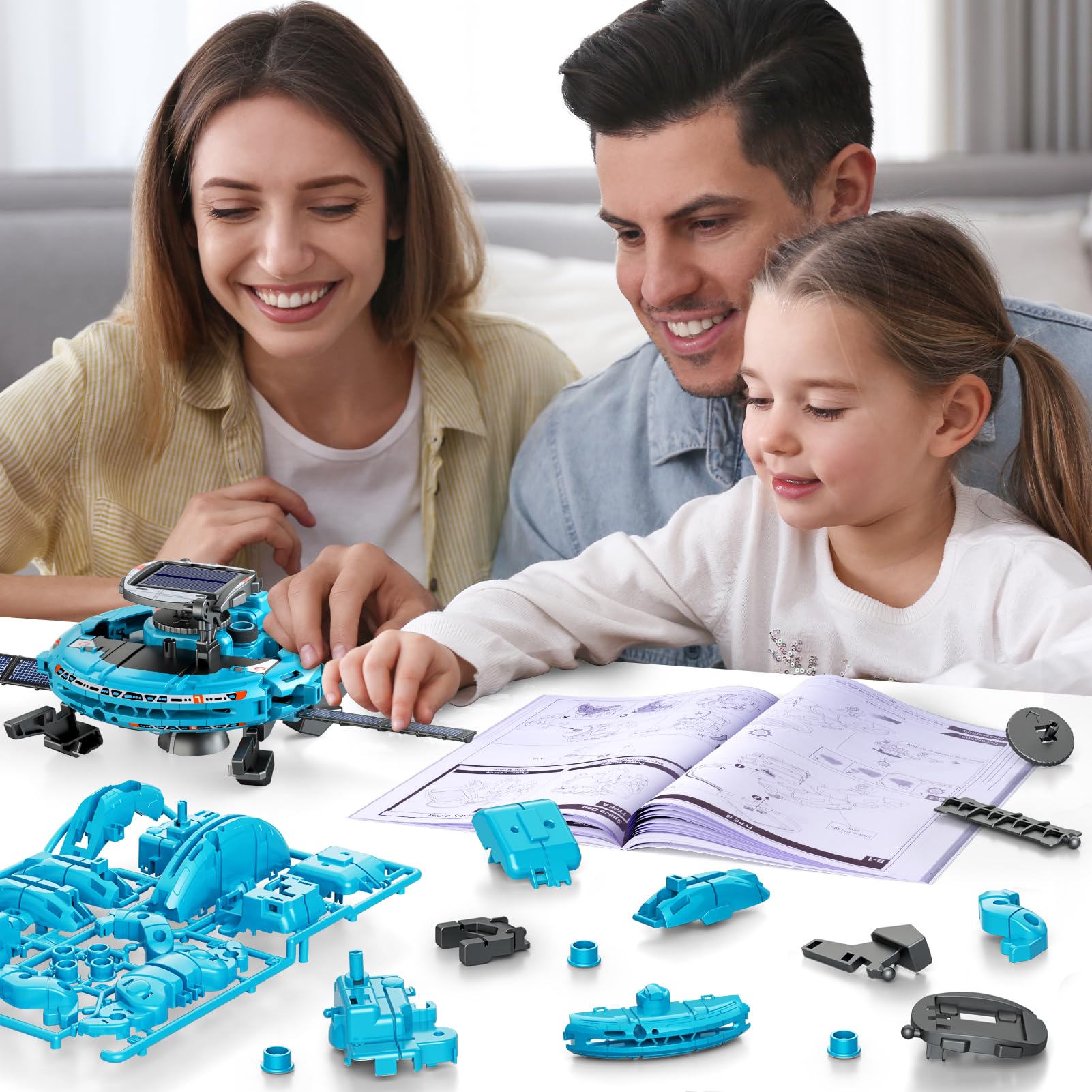 STEM Projects for Kids Ages 8-12, Science Kits, Solar Space Toys Gifts for 8 9 10 11 12 Year Old Teen Boys Girls, 120Pcs STEM Building Robots Toys for Teenage Ages 8 9 10 11 12