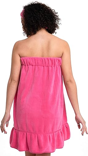 Miniatura 4 de Envoltura de spa - Toalla para mujer - Bata de spa para mujer - Pareo de playa - Batas de dama de honor - Negro