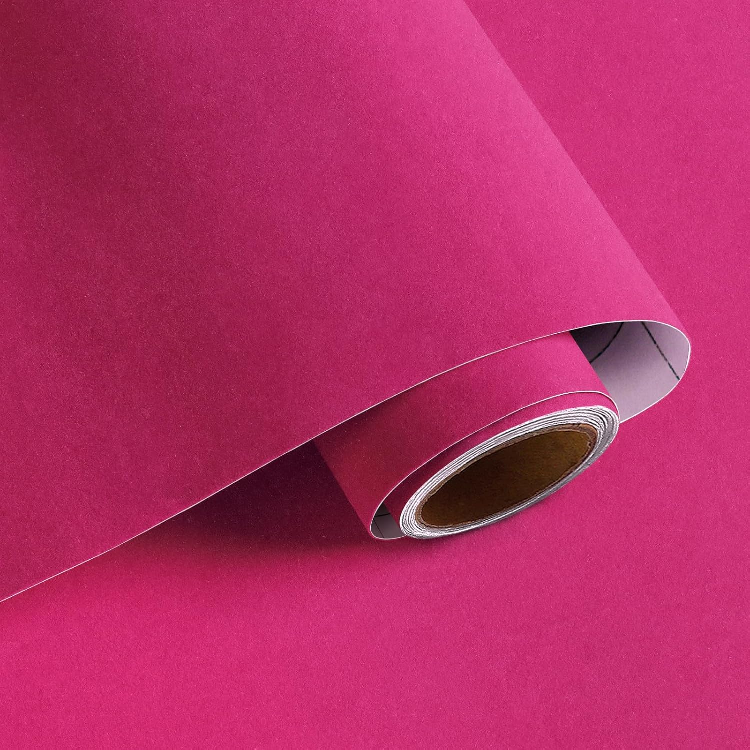 VaryPaper Self Adhesive Velvet Fabric Hot Pink Velvet