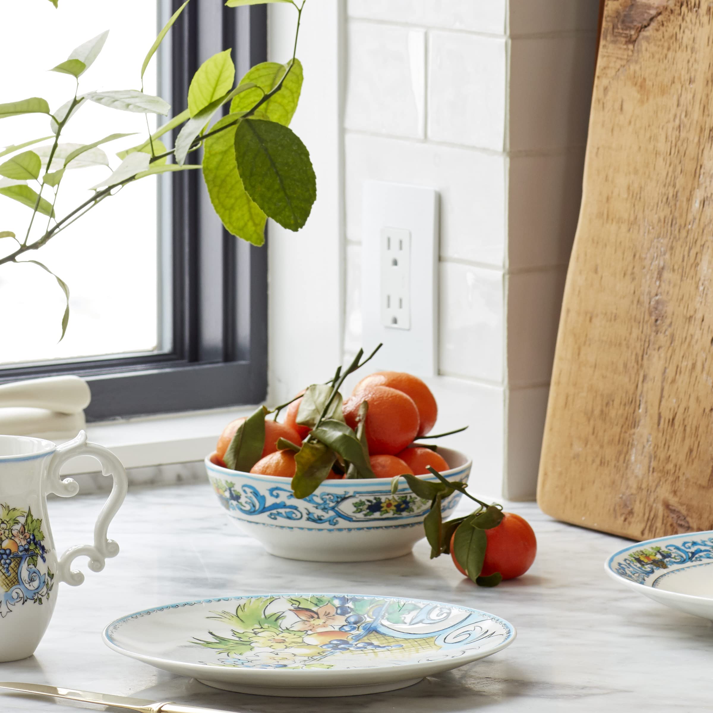 Amazon.com | Lenox 893464 Autumn Studio 4-Piece Bowl Set: Platters