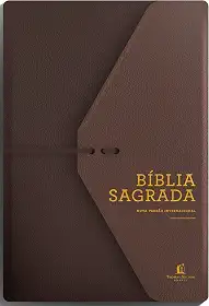 Bíblia NVI, Couro Soft, Marrom Artesanal, Espaço para Anotações