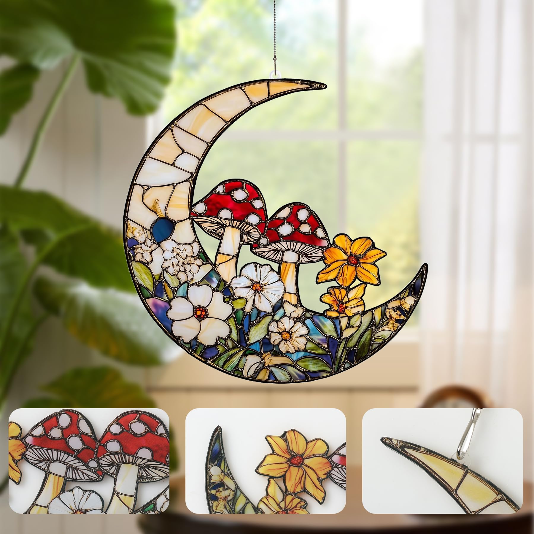 Mushroom Decor, Sun And Moon, Toadstool Decorations - Image 2