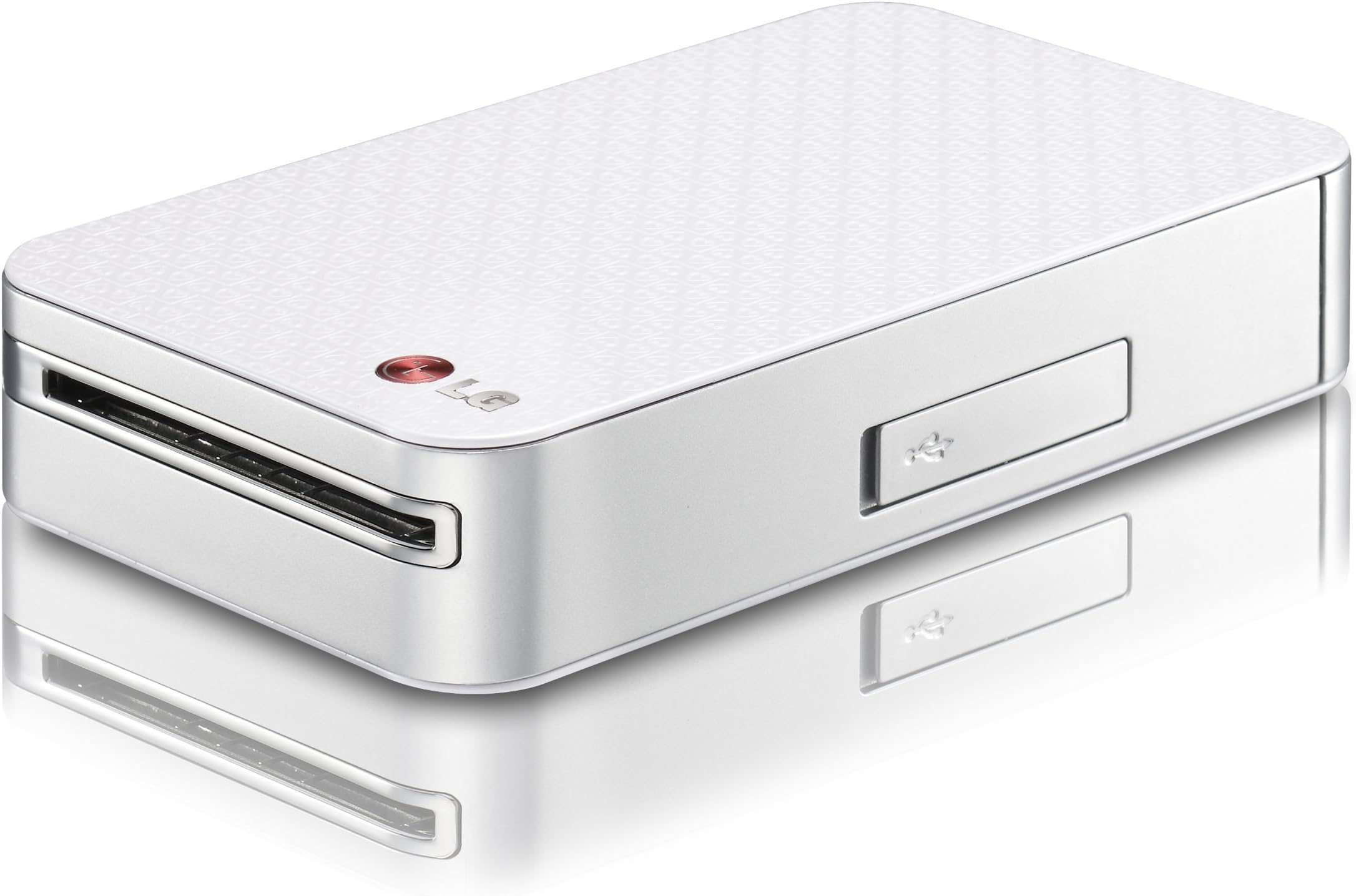 LG Pocket Photo PD221 Silver Mini Mobile Printer for Android Smartphone