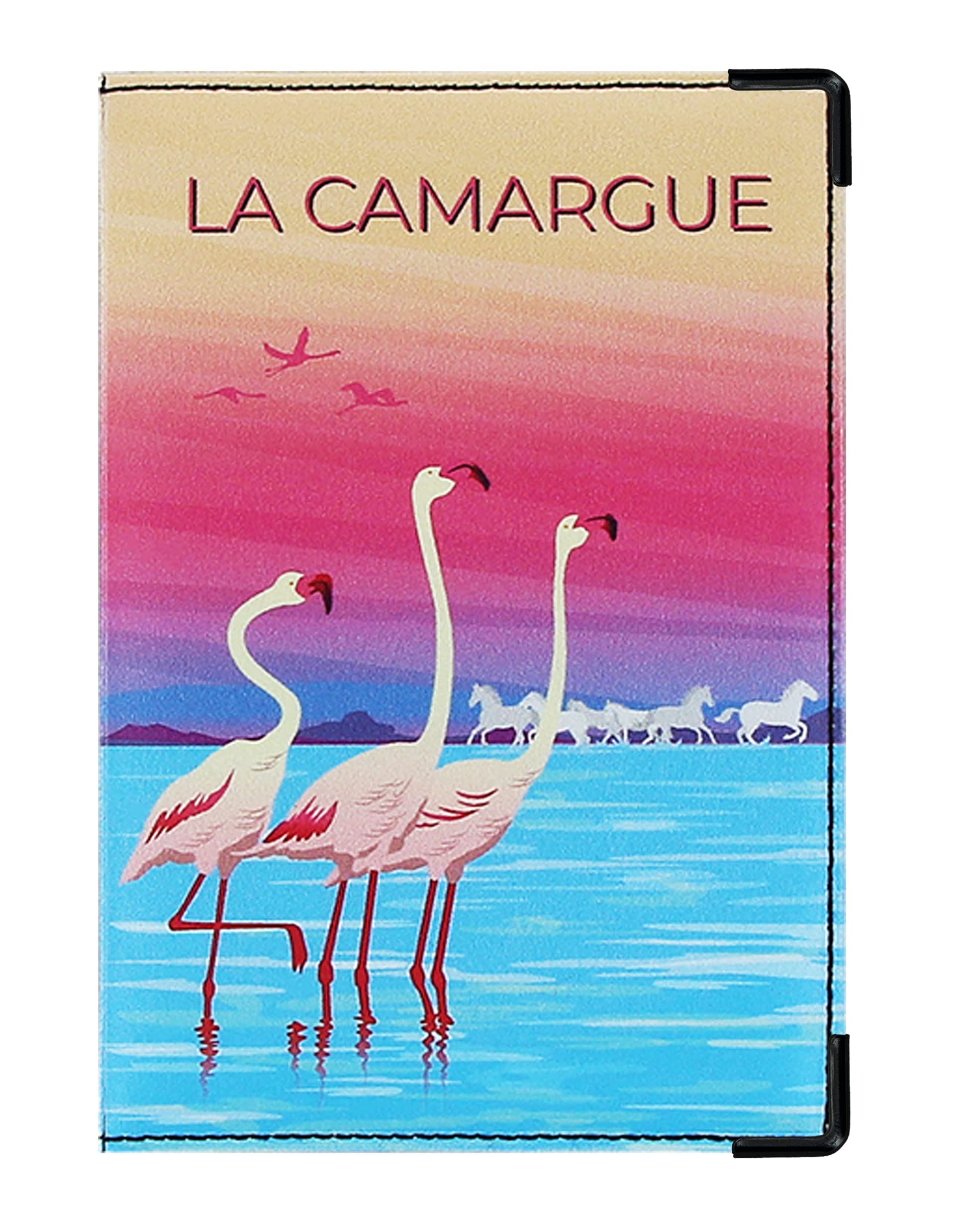 Porte-papiers Voiture Color Pop Motif Brunch - Fabrication Française - Pour Carte Grise, Permis