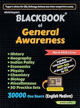 Blackbook Of General Awareness (March 2024 Edition)