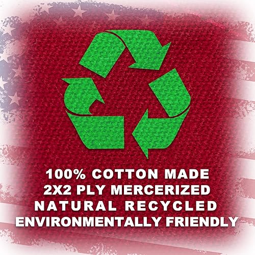 Miniatura 6 de Bandera estadounidense de 5 x 8 pies, 100% algodón, resistente bandera de Estados Unidos con estrellas bordadas, rayas cosidas, banderas duraderas