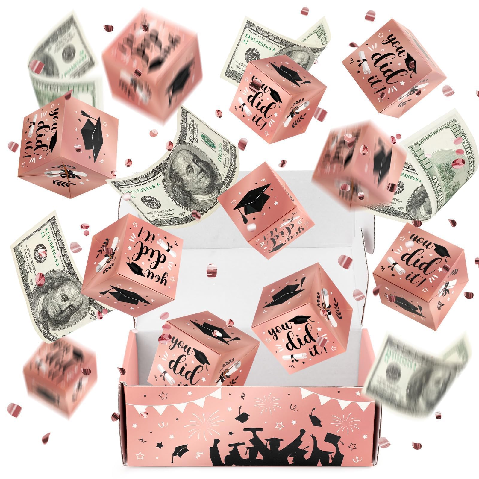 Amazon.com: Sinasasspel Graduation Gift Money Box for Cash Gift Box ...