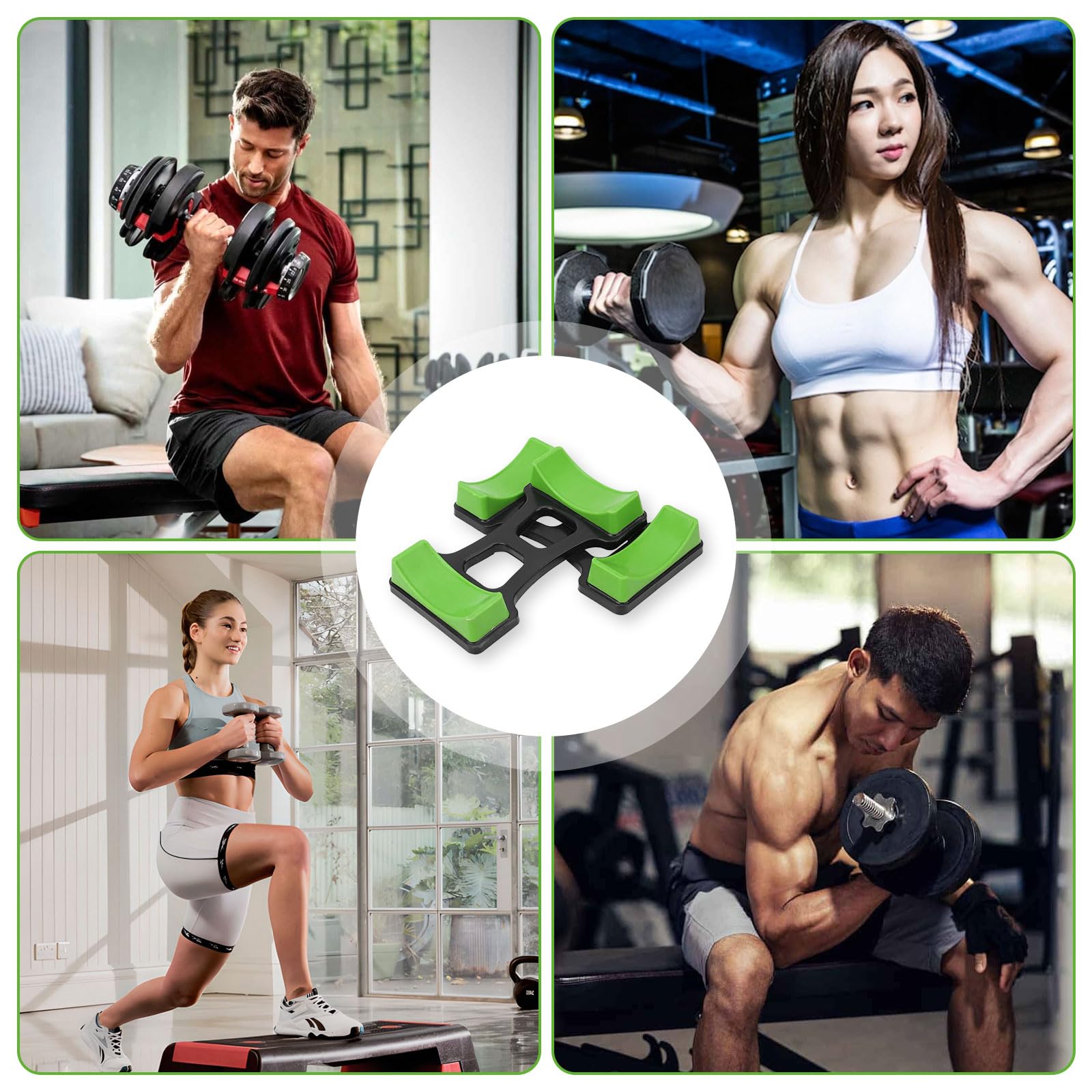 10-tlg Hantelablage Set - Geräuschdämpfender Hantelständer Für Zuhause