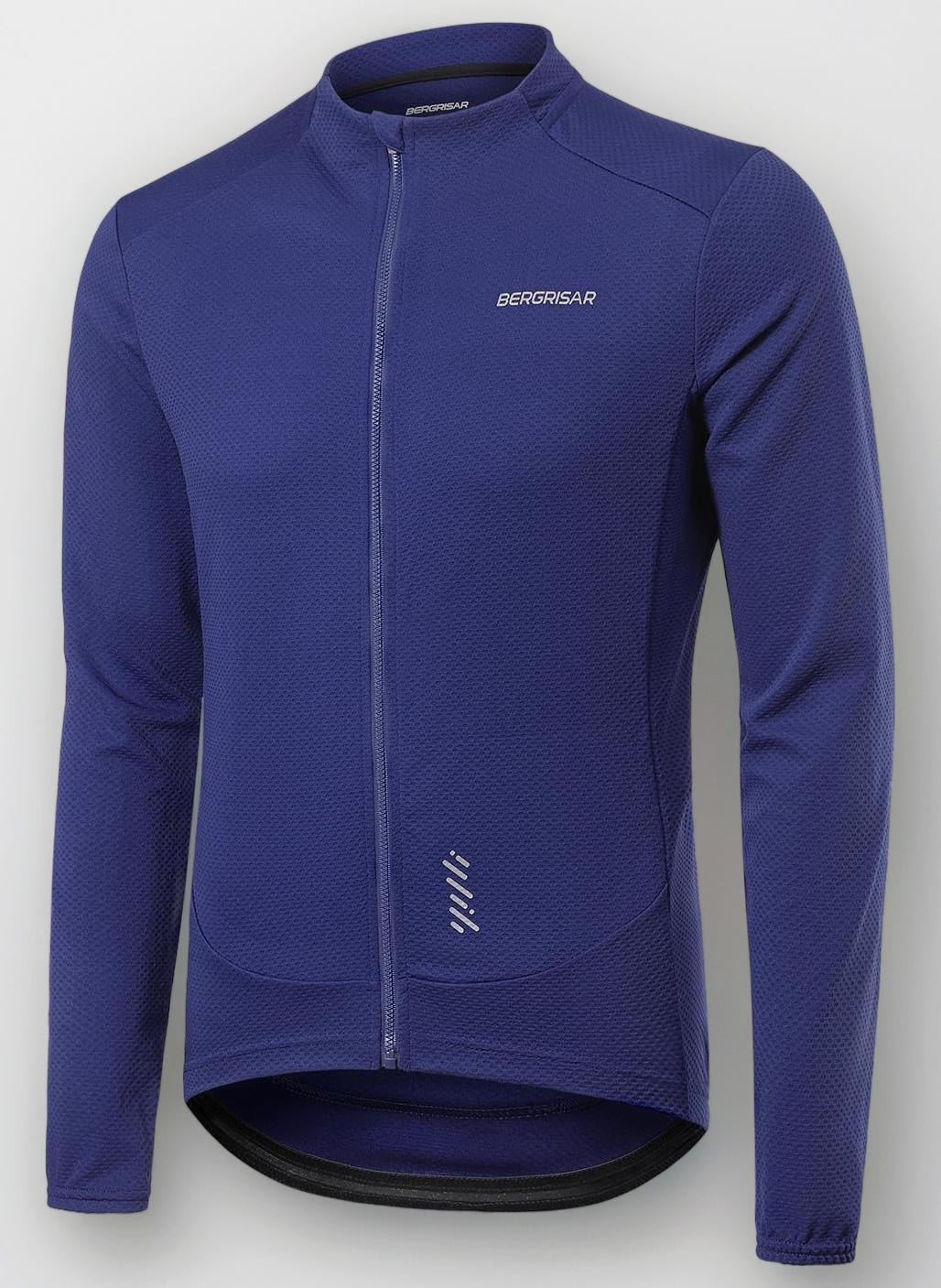 BERGRISAR Cycling Jersey Tops for Men Long Sleeve Spring Fall Road Bike Bicycle Shirt Mountain MTB Jersey