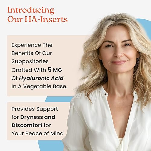 Miniatura 3 de NewLife Naturals Supositorios vaginales de ácido hialurónico para mujeres de 5 mg | Hidratante vaginal para sequedad, irritación y alivio de la