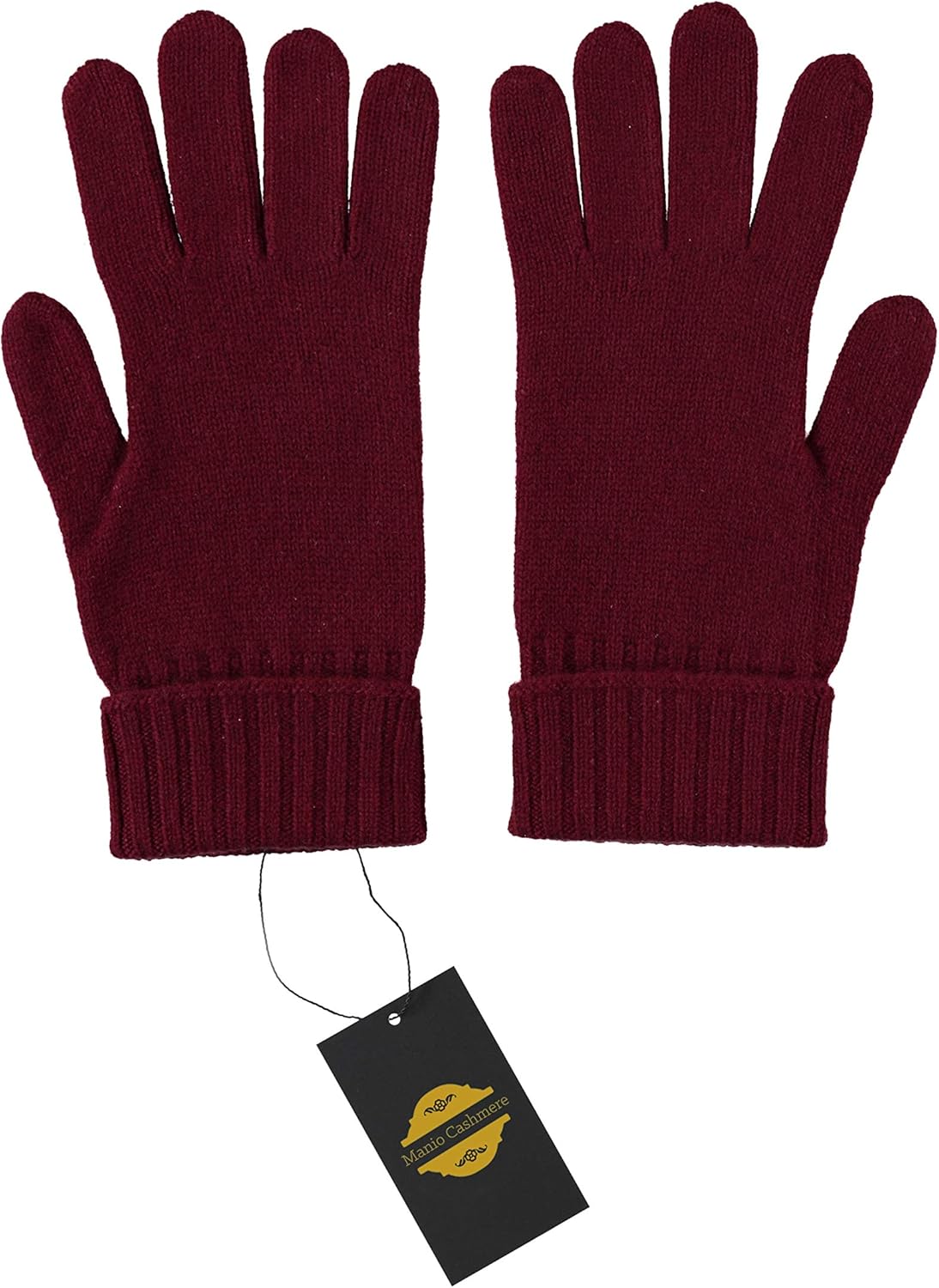 Velanio Cashmere Women's 100% Cashmere Knitted Gloves Pure Soft Comfortable With Ribbed Cuffed - Image 3