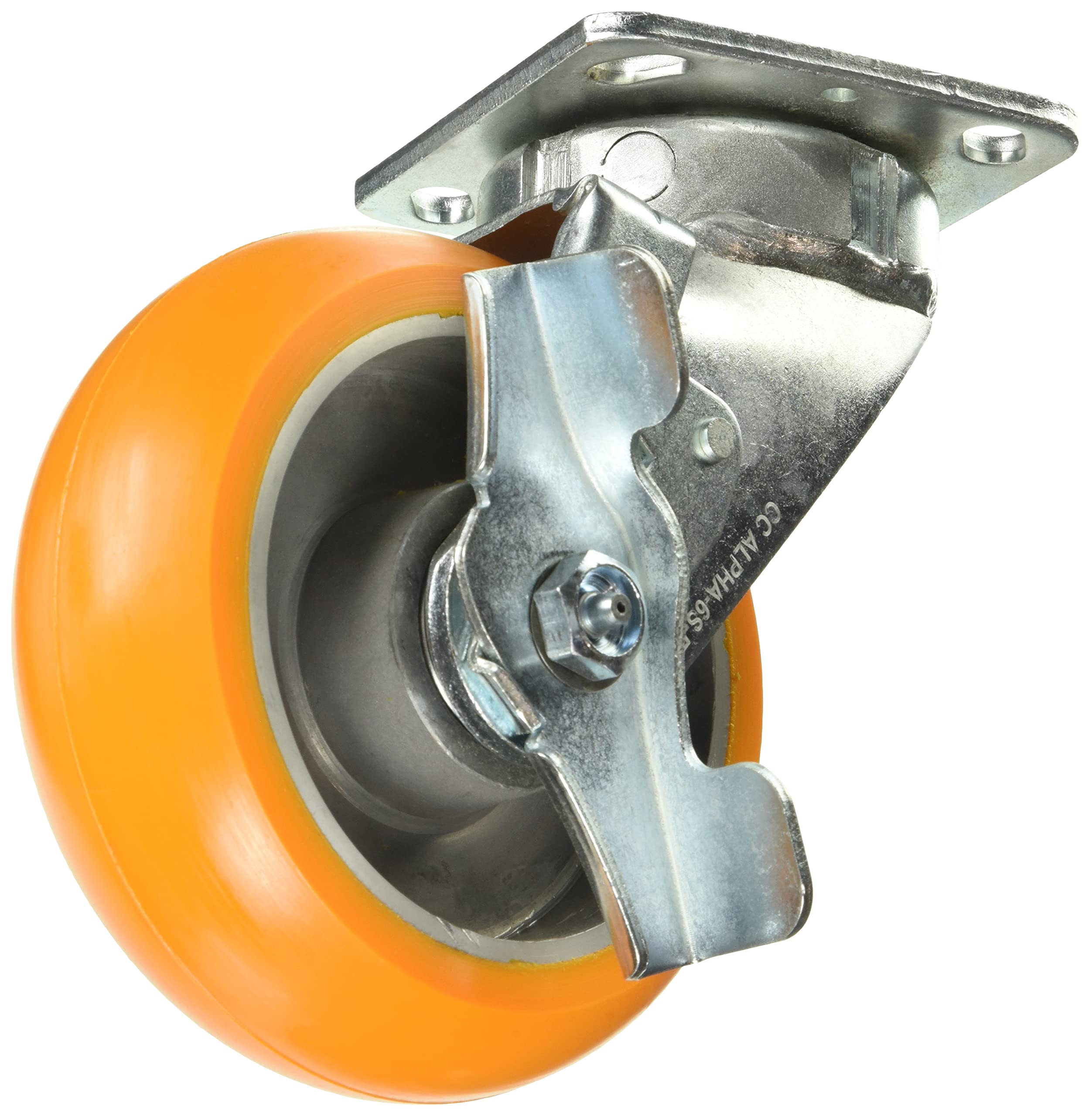 CDPZ37 Swivel Plate Caster,w/Brake,CC Apex,6" for sale North Las