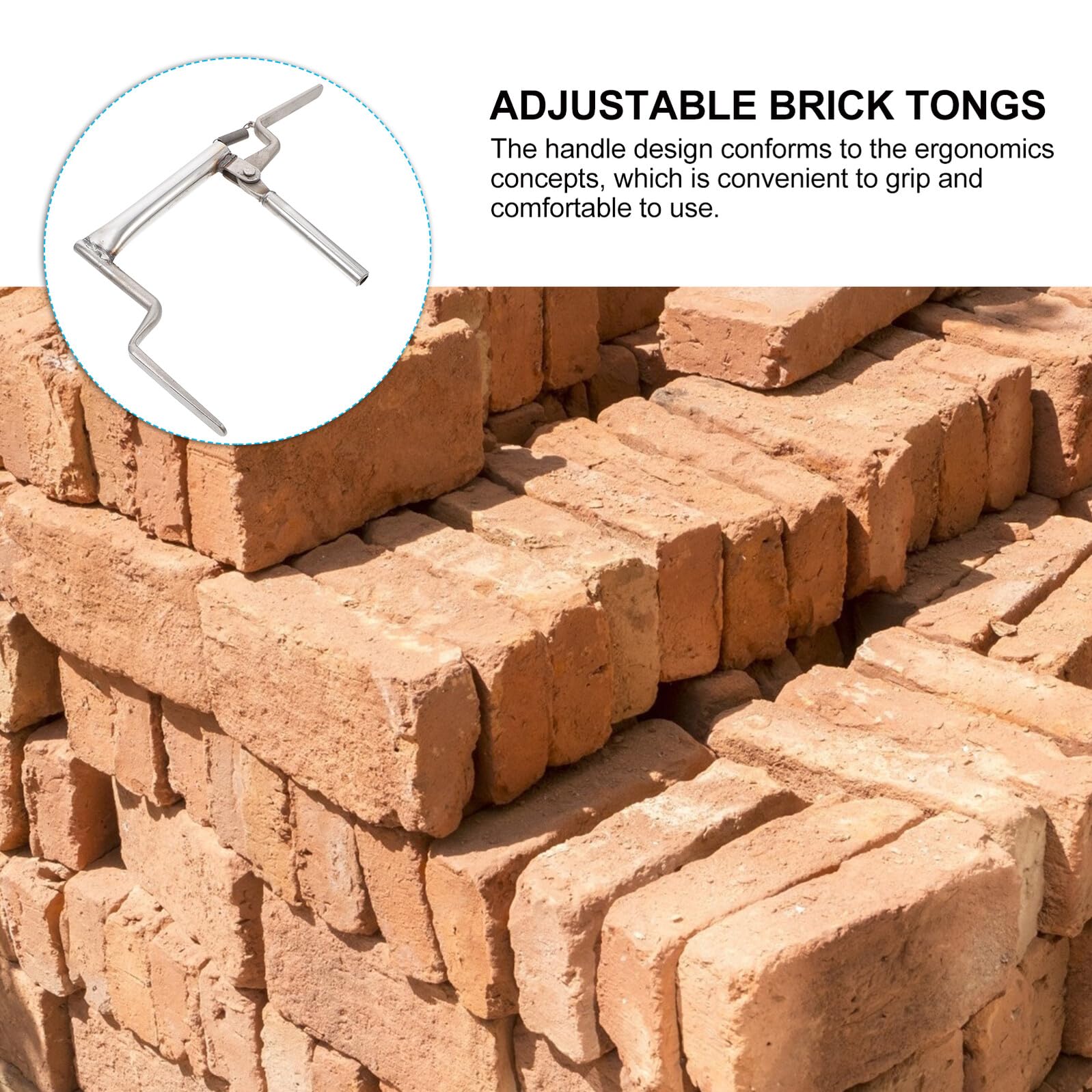 Angoily 2 Piezas Acero Inoxidable con Elástico para Transporte Seguro y Cómodo de Herramienta Portátil para Albañilería Ergonométrica
