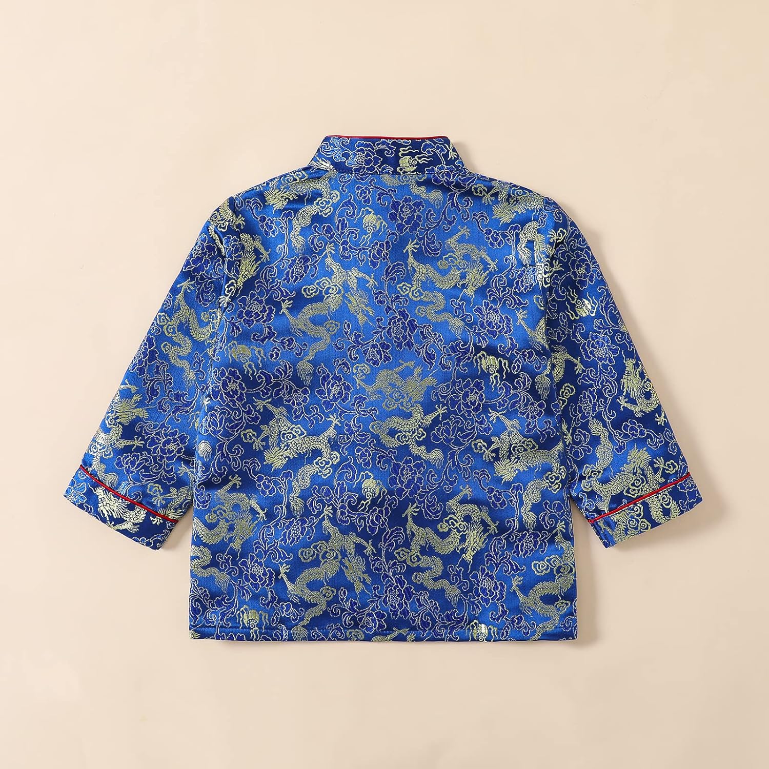 Boy Tang Suit Dragon Long Sleeve Shirt Chinese New Year Outfit Chinese Traditional Clothes for Kids - Image 8