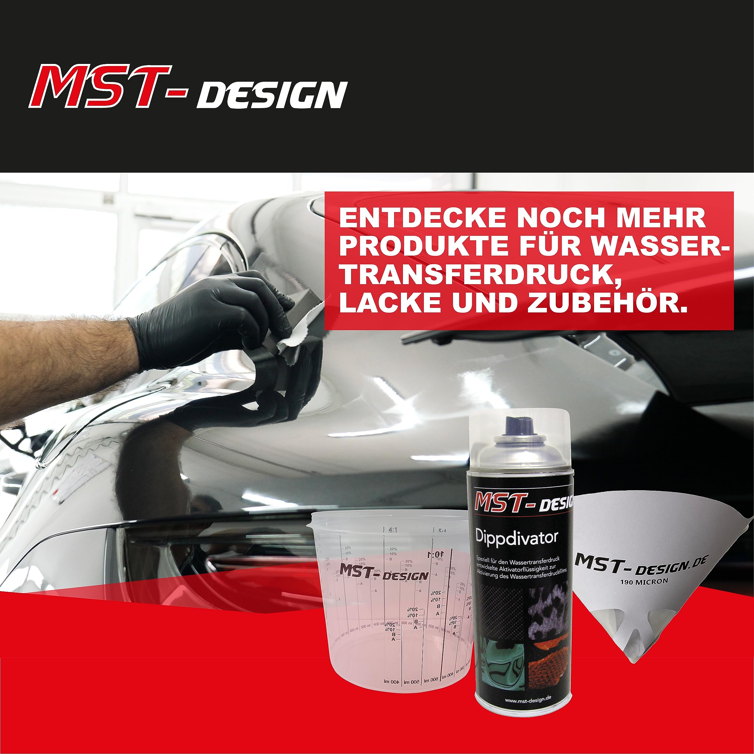 MST-DESIGN Lacksieb, 50 Stück mit 190 µm I Filtert zuverlässig  