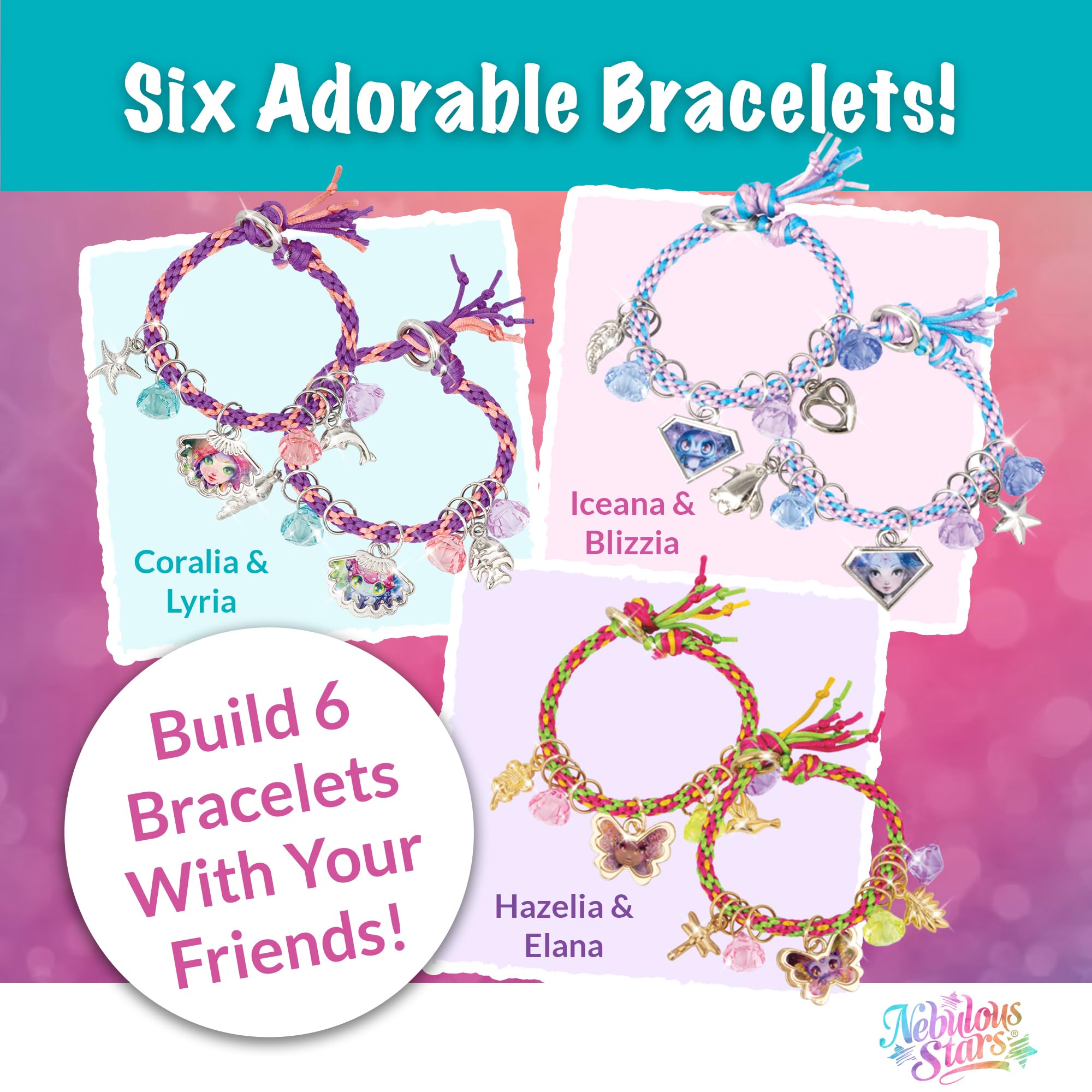 Kit Créatif Nebulous Stars – Accessoires Cheveux Tulle & Perles – Serre-Tête, Barrette, Chouchou DIY Filles 7+
