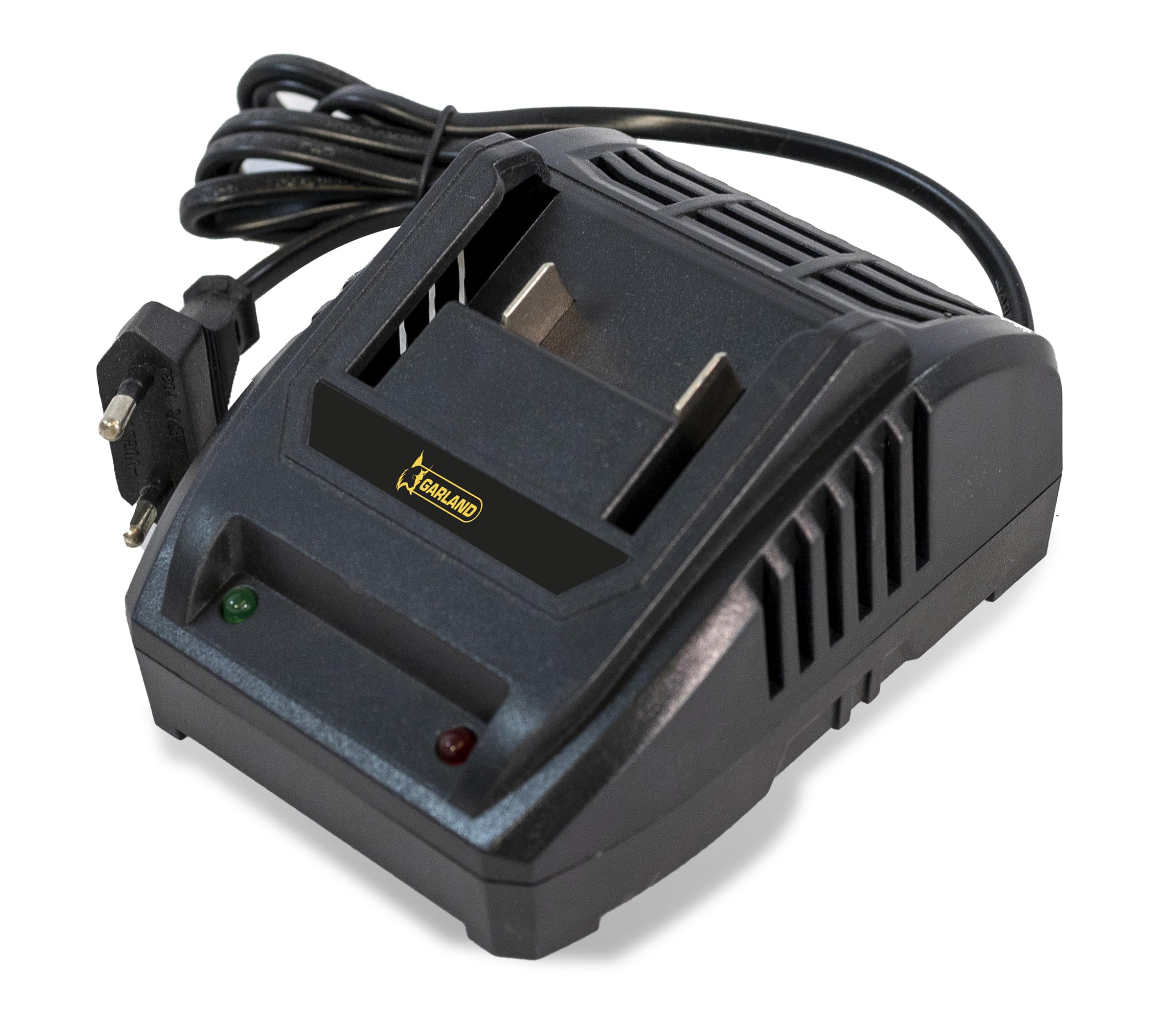 GARLAND Keeper 20V Single Fast CHARGER-V23 - Cargador rápido Individual para baterías Garland Keeper 20V, Carga 2Ah en 90 min y 4Ah en 180 min
