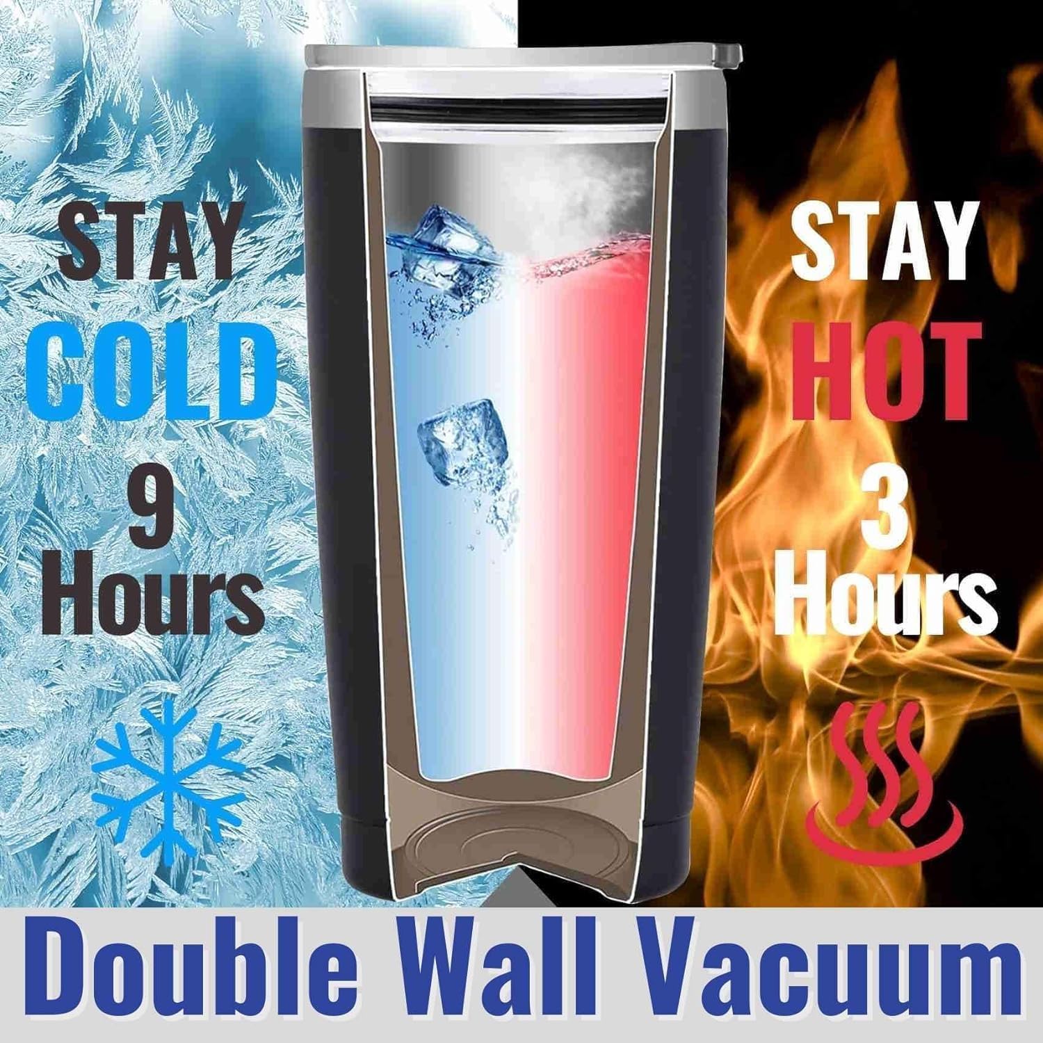 Onebttl Whale Gifts, Orca Gifts, Whale Orca 20oz Stainless Steel Tumbler with Lid & Straw, Perfect for Whale Lovers - Image 3