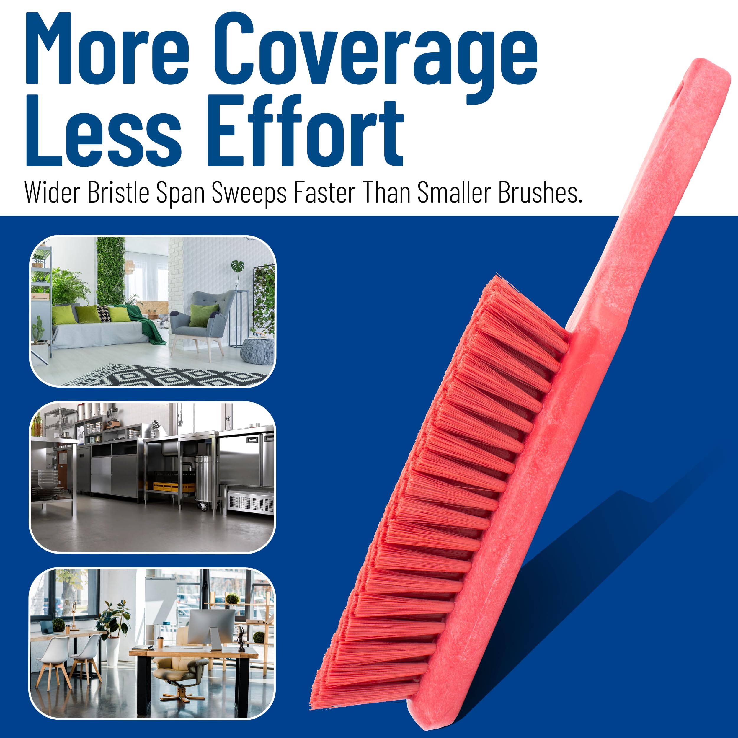 Carlisle Paddles Brosse de comptoir, Rouge