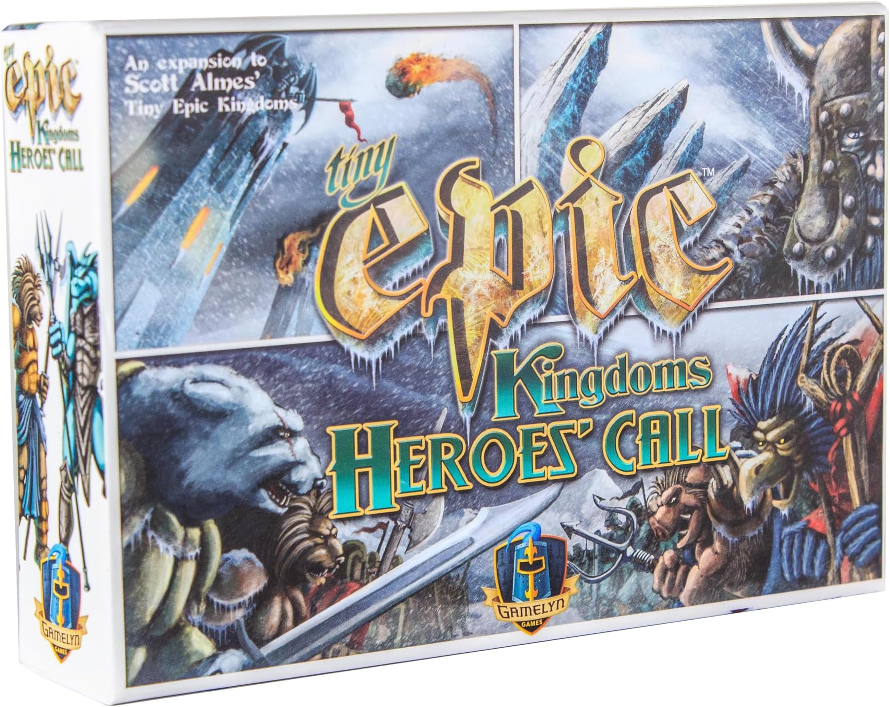 Tiny Epic Kingdoms – 4X Fantasy Strategy Board Game, 2-5 Players, Ages 14+, Portable Mini Game Series, Retail Edition