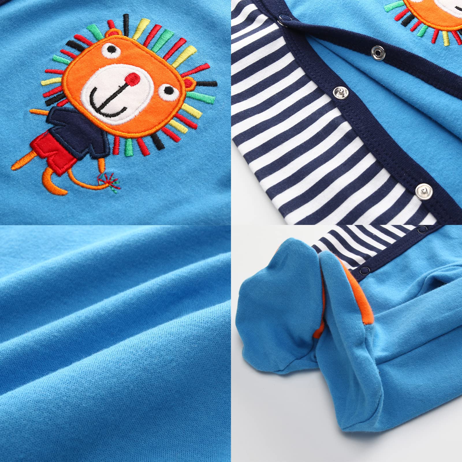 MAMIMAKA Ropa de bebé unisex para recién nacidos, de una sola pieza para niños y niñas