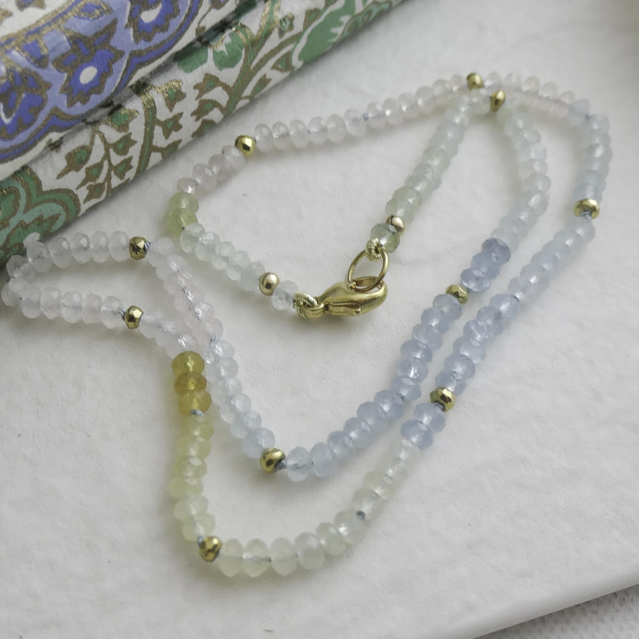 Sophia Rose Collana Berillo Multicolore Donna Pietre Naturali