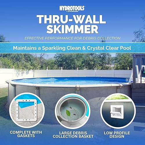 Miniatura 2 de HydroTools de Swimline filtro estándar para alberca de plástico ABS, color crema