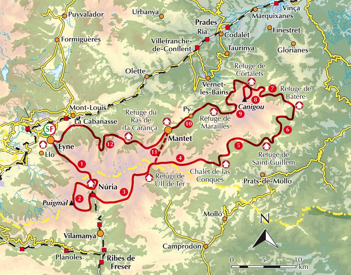 Shorter Treks in the Pyrenees: 7 great one and two week circular treks (Cicerone Trekking Guides) [Idioma Inglés]