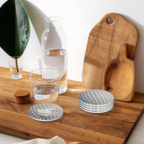Miniatura 6 de Posavasos para bebidas, posavasos de cerámica absorbente para mesa de café, juego de 4 posavasos para pelota de golf, posavasos deportivos para mesa