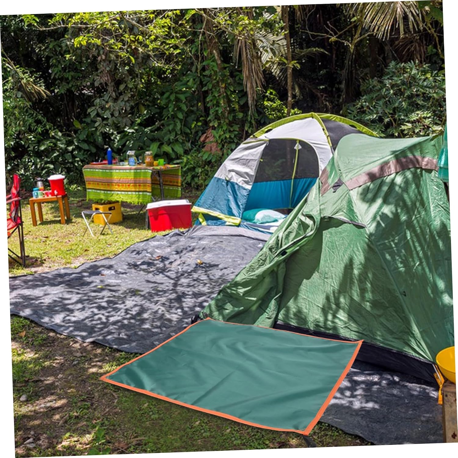 Mipcase Portable Tent Rain Cover Lightweight Outdoor Tent Shelter Rain Fly for Person Camping Windproof Sunshade Canopy Easy Setup and Reusable Protection