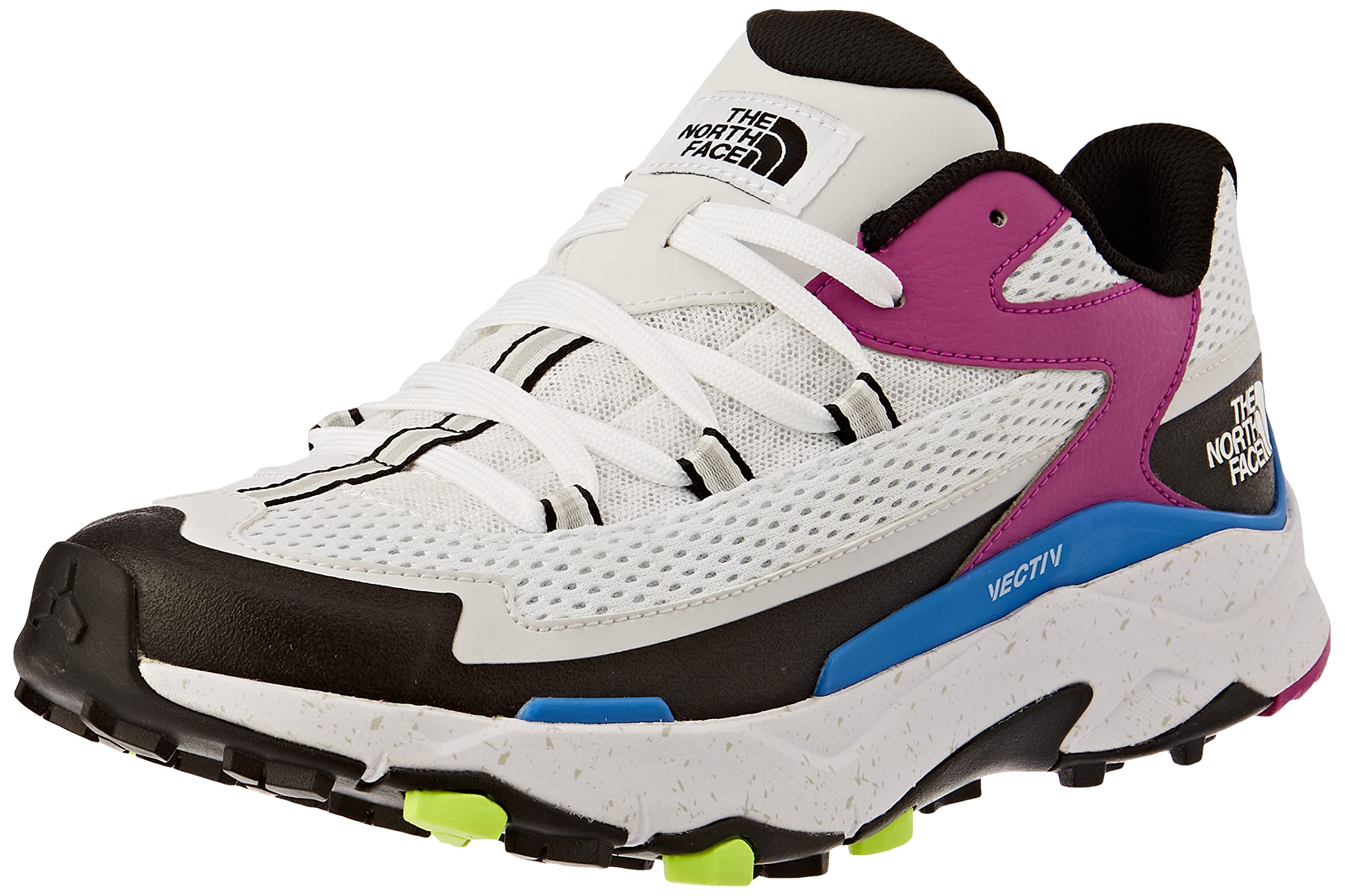 THE NORTH FACE Women's Vectiv Taraval Sneaker, TNF White Purple Cactus Flower, 3.5 UK