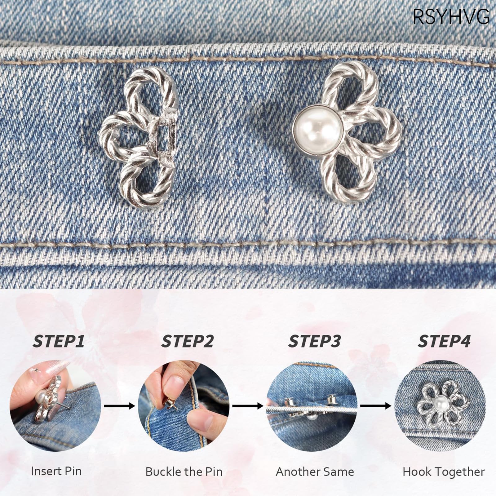 4 works Perfect Fit Buttons - Image 3