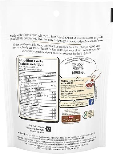 Miniatura 4 de AERO Bubbles - Chocolate con leche, bolsa de 4.76 oz