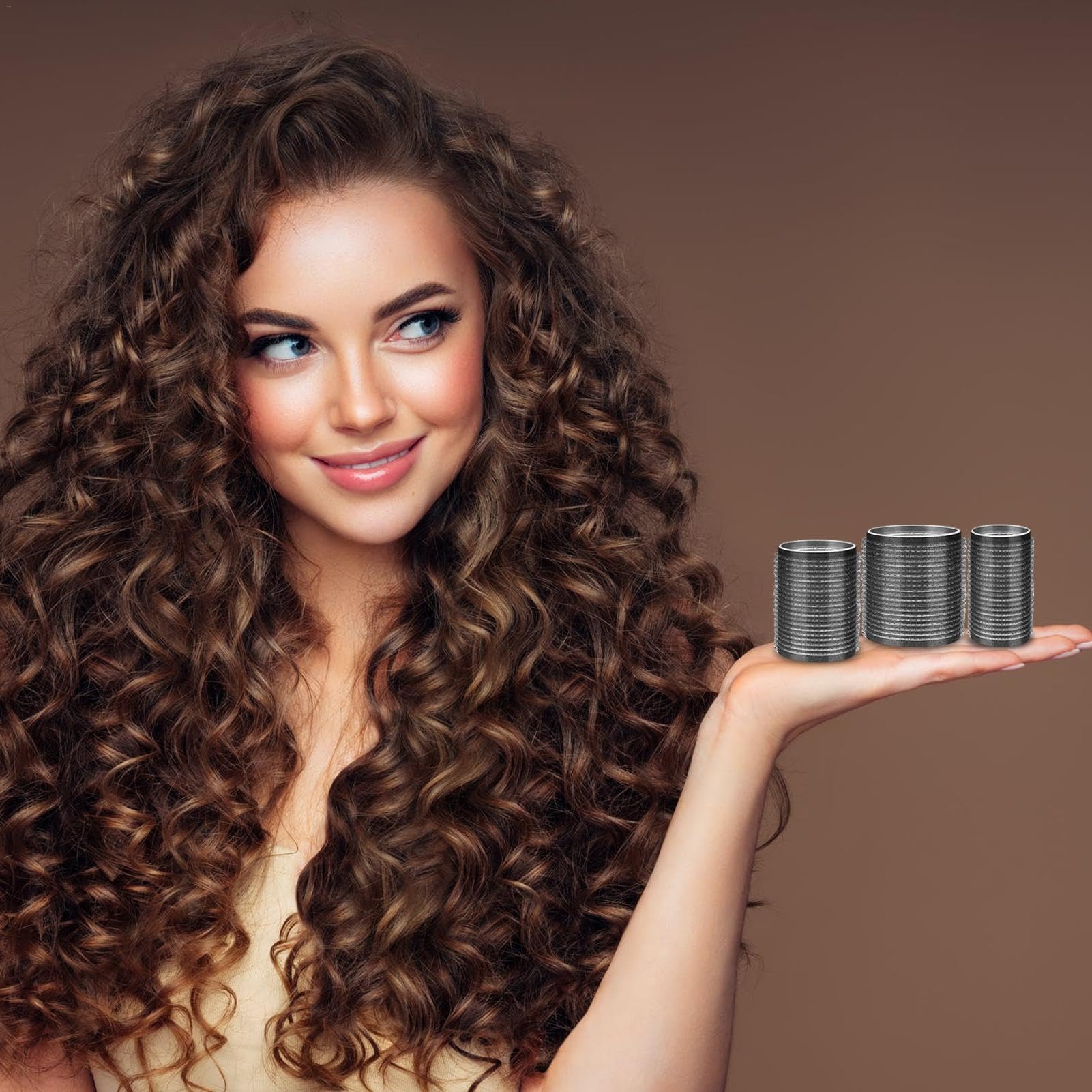 18 strumenti per arricciare i capelli, con 10 forcine per capelli